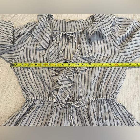 ULLA JOHNSON Kalila Blouse in Cloud Size 2 - Picture 8 of 11